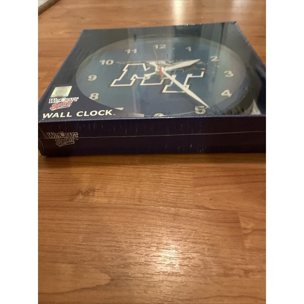 Middle Tennessee State University Lightning Round Wall Clock Wincraft